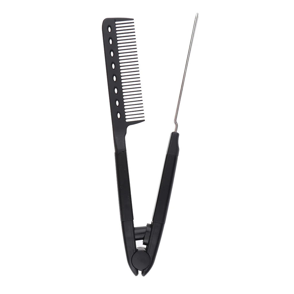 Pro Hair Comb Straightener Antistatic Foldable Pocket Hairdressing Brushes Highlighting Comb Brush Salon Sectioning Combs