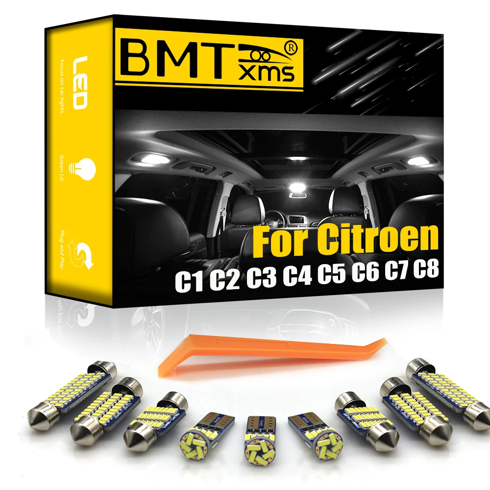 BMTxms для Citroen C1 C2 C3 C4 Grand Picasso C5 Aircross Cactus C6 C8 Автомобильный светодиодный внутренний