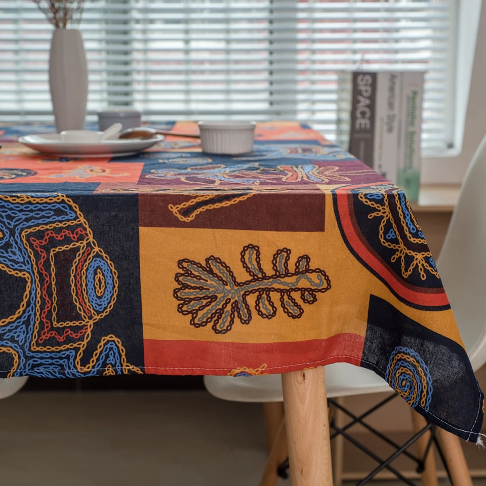Narwaldate Maya Style Table Cloth Rectangle Printed Table Covers Dustproof Thick Tablecloths For Wedding Home Mexican Party Tablecloths For Wedding Table Coverprinted Table Cover Aliexpress