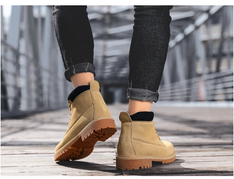 Обувь; мужские ботинки; замшевые зимние теплые ботинки Martens; крутые мотоциклетные мужские Ботильоны; классические мужские оксфорды; зимние ботинки; мужские рабочие ботинки