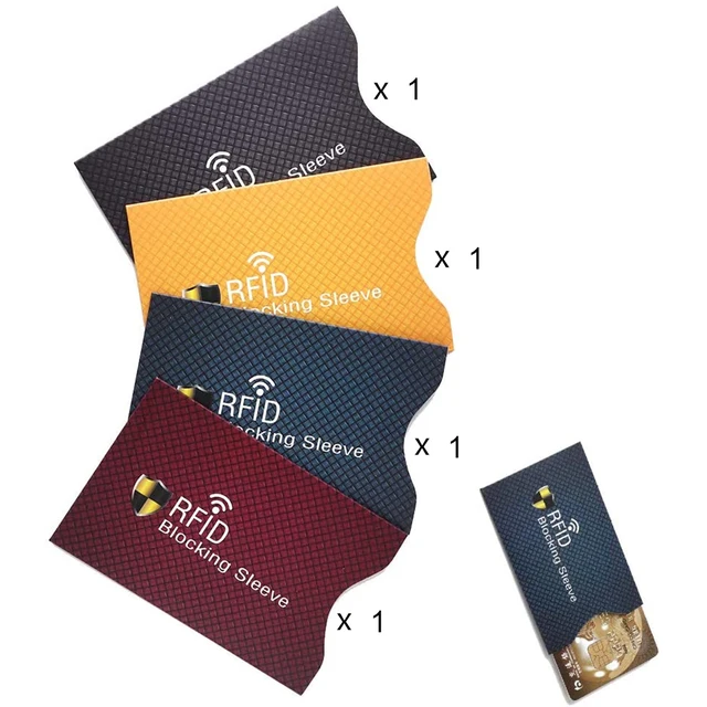 Lopásgátló Szkennelés Nfc Borítja Az Emf Árnyékoló Rfid Blokkoló Hüvelyi Védőtartót Azonosító Hitelkártya Számára - Image 3