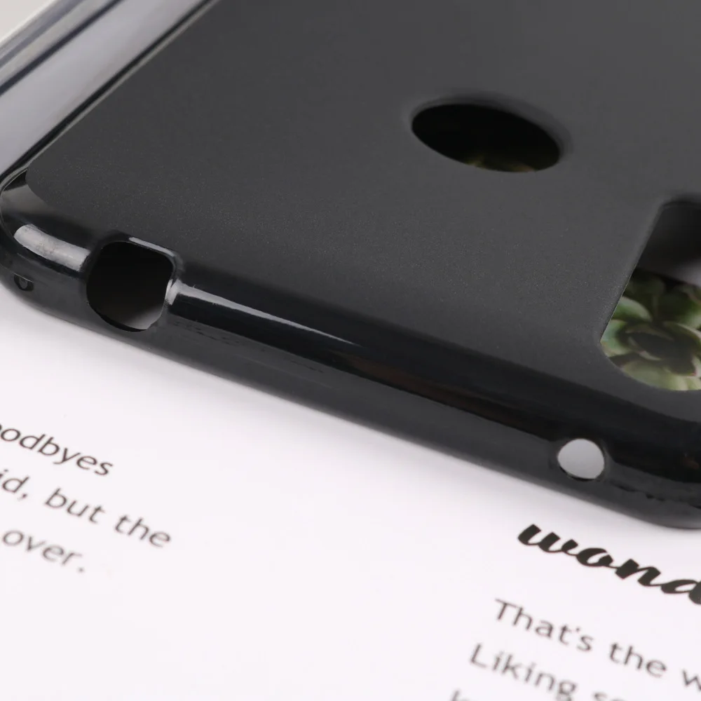 Простой Черный силиконовый чехол накладка для Alcatel Работает с любым оператором 1SE