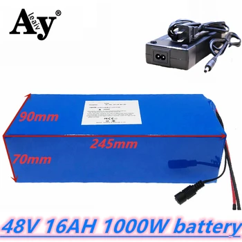 

electric bike 48v 16ah battery 18650 rechargeable battery pack built-in 30A BMS For electric bicycles With 48V 2A charger