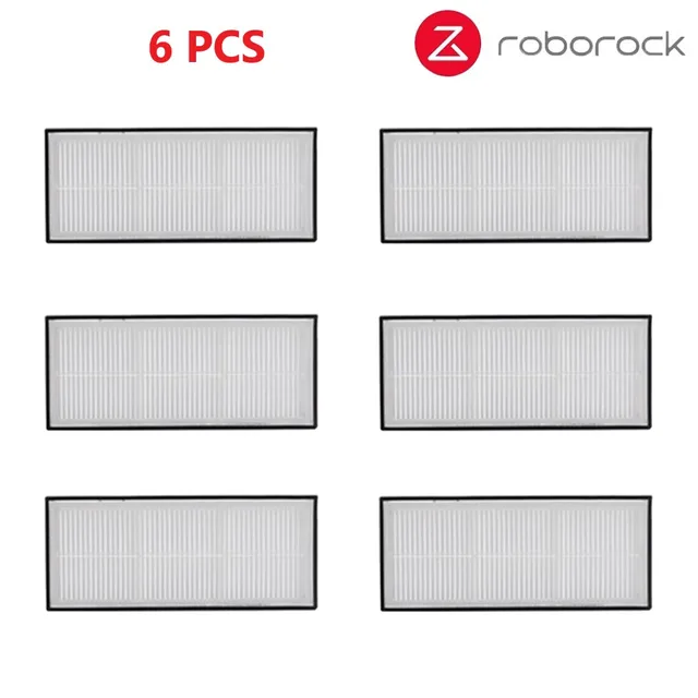 Roborock S7 S70 S7Max T7S T7S Plus Main Brush Hepa Filter Mop Pad Spare Parts Vacuum Cleaner Accessories HEPA Filter X6