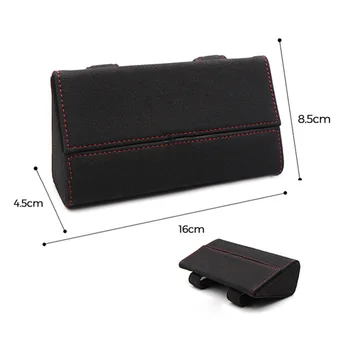 

ABS Glasses Box Shockproof Auto Multi-functional Sun Visor Holder Bag 170x70x55mm Parts