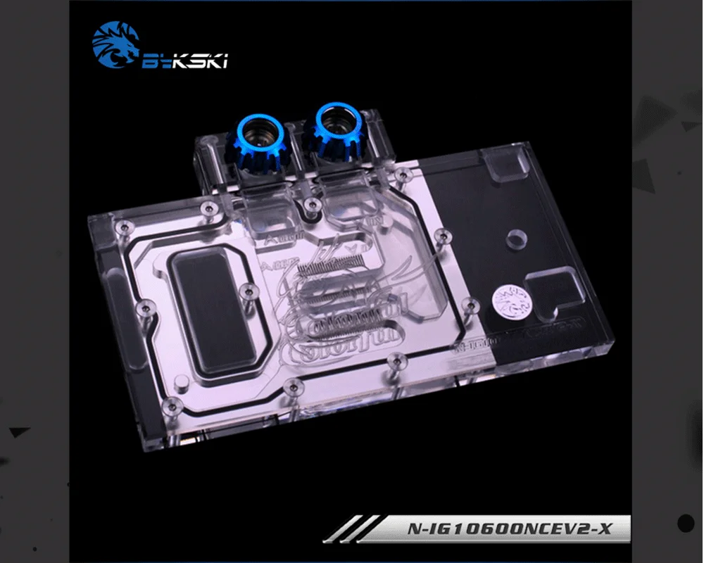 Bykski N-IG1060ONCEV2-X, Full Cover Graphics Card Water Cooling Block RGB/RBW for Colorful GTX1060 GAMING  