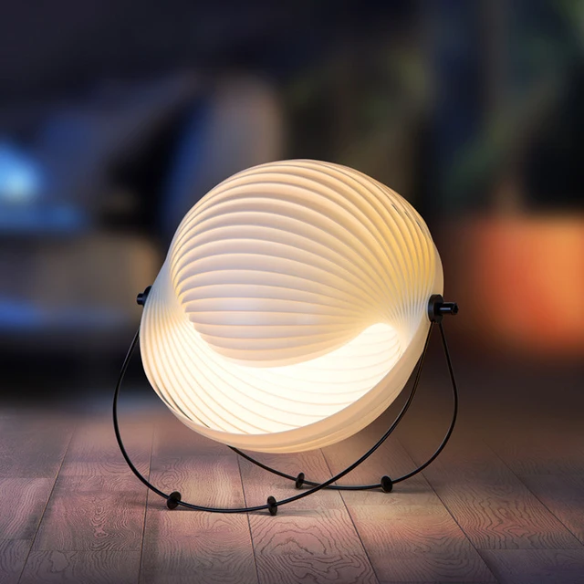 Shell Shaped Table Lamp Table Art Deco | Eclipse Bedside Lamp - Nordic Table Lamp Aliexpress