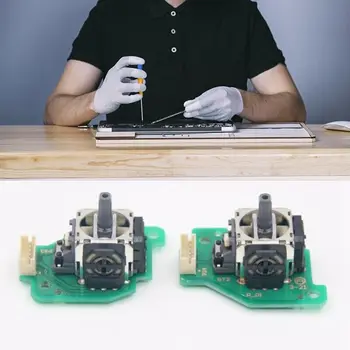 

L/R Analog 3D Joystick with PCB Board Screwdrivers Replacement for Nintendo Wii U Gamepad Controller