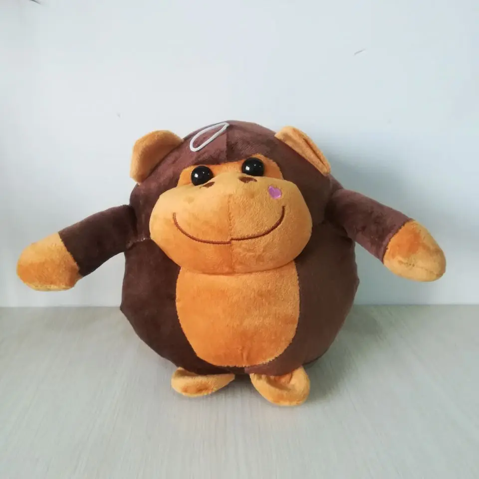 

about 23x24cm lovely fat orangutan plush toy soft doll birthday gift h2085