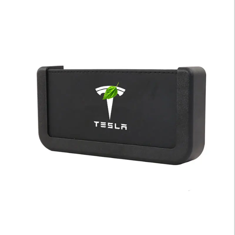 Для Tesla модель 3 S X 2 цвета Многофункциональная Универсальная коробка для хранения 3M наклейка коробка для хранения красный черный