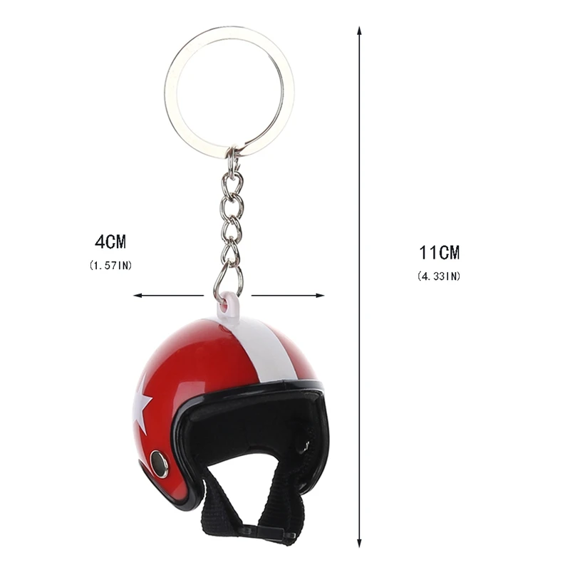 Lot de 11 porte-clés en métal pour casque de moto, roue de pneu