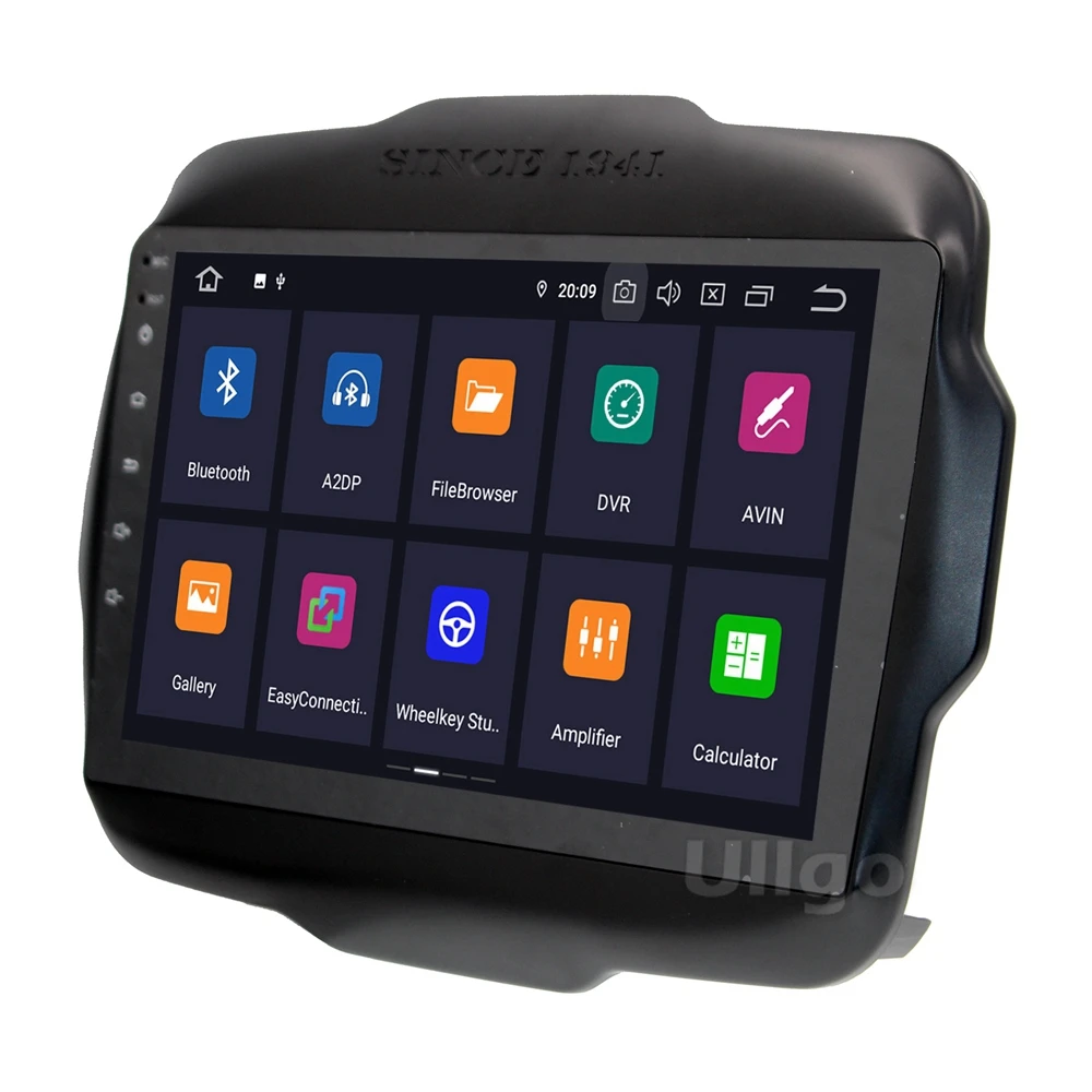 Flash Deal Android 9.0 Car Head Unit for Jeep Renegade 2016+ Autoradio GPS 1 din Car Radio GPS in Dash GPS with BT RDS Wifi Mirror-link 1