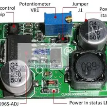 Все цифровые LM2596S-ADJ управления DCDC точный Регулируемый понижающий модуль питания с очень маленьким размером