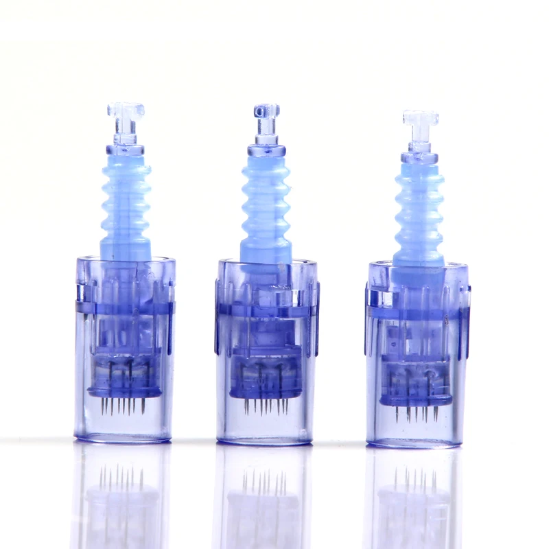 蓝色胶皮卡扣微针