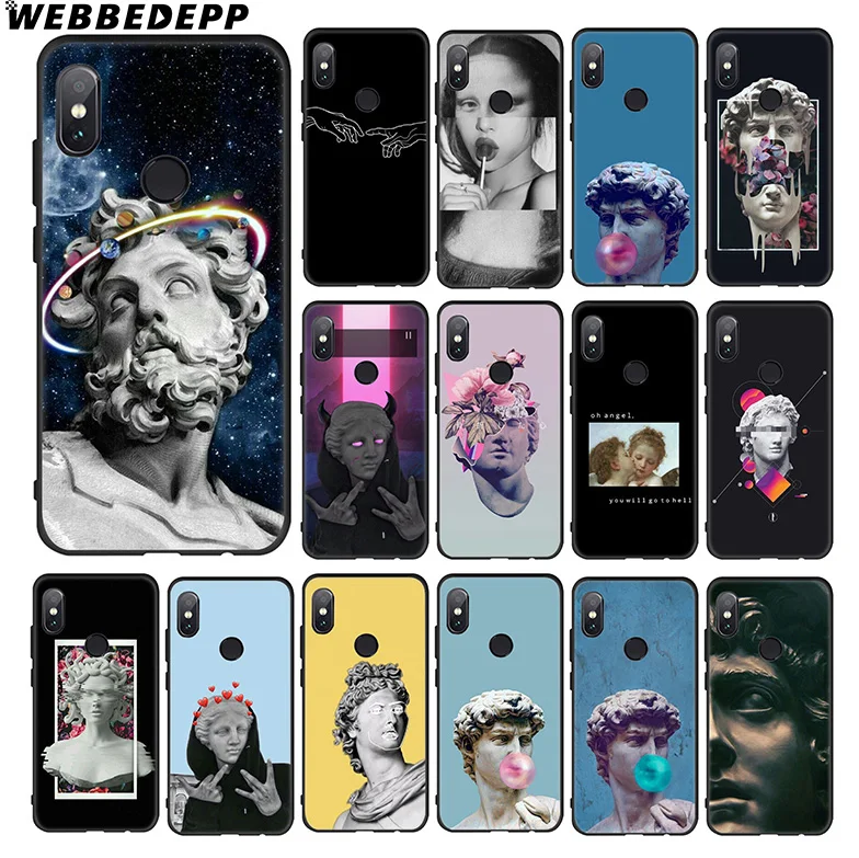 painting David Aesthetic Soft Case for Xiaomi 9 8 SE 6 A1 A2 Lite MIA1 MIA2 MI8 MI6 MAX 3 POCOPHONE F1 |