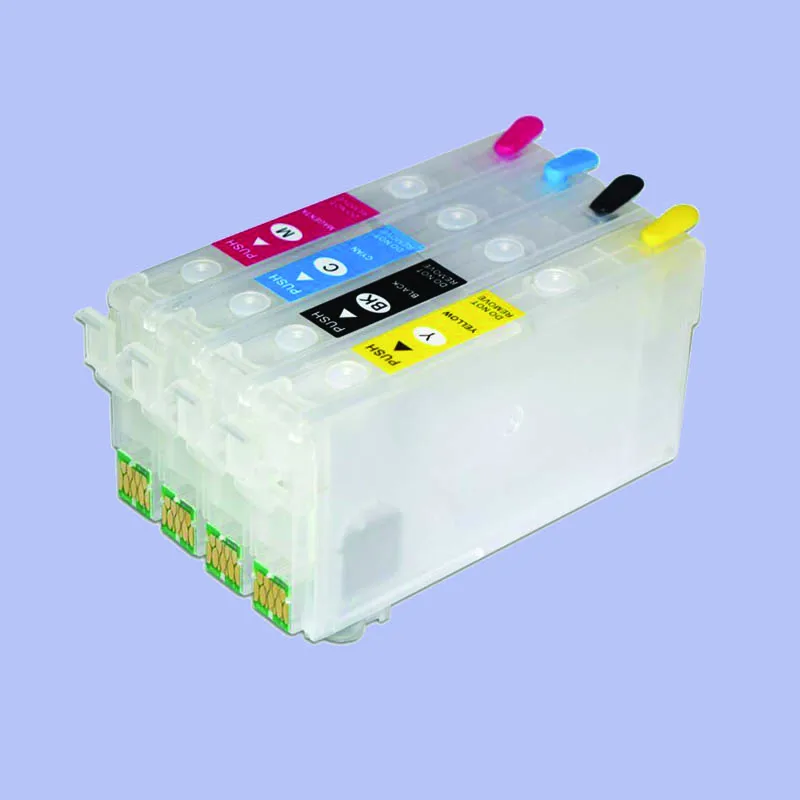 

Refillable Ink Cartridge 405X T405XL with chip for Epson Workforce WF-3820 WF-4820 WF-4830 WF-7830 WF-7835 WF-7840