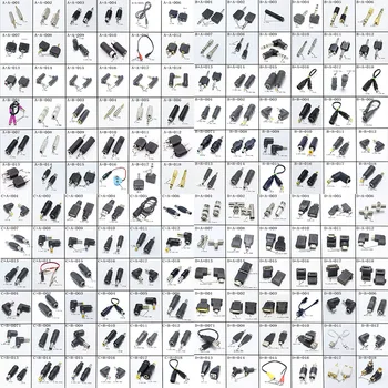 

1pcs Hot 5.5*2.5/5.5*2.1/4.8*1.7/4.0*1.7/2.5*0.7mm ect DC Power Plug Adaptor 2.5/3.5/6.35/RCA/RF /BNC/AVI Audio Vedio Connector