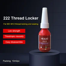 

HiGlue 222 Threadlocker Anaerobic Adhesive Purple 10mL Bottle