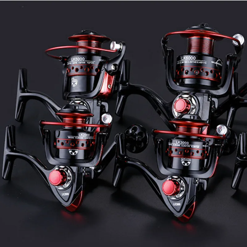 

Spinning Reel Carp Fishing Wheel Saltwater Fishing Reel LK2000-7000 Series 13 Fishing Reel Spinning Wheel Sea Bream Full Mental