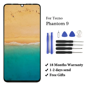 

10pcs For Tecno Phantom 9 LCD Touch Screen Digitizer Assembly for tecno OEM display screen replacement good quality phone parts