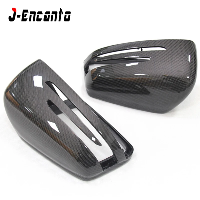 Для Mercedes Benz карбоновое зеркало W204 W207 W212 W176 W218 W221 карбоновые колпачки для Benz A C CLS E CLA класс углеродного волокна зеркальная крышка