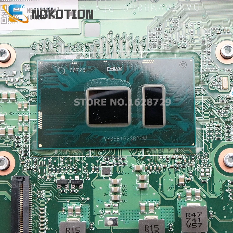 amazing  NOKOTION For Acer aspire A315 A315-51 laptop motherboard DA0ZAVMB8G0 NBGNP1100A SR2UW I3-6006U CPU 