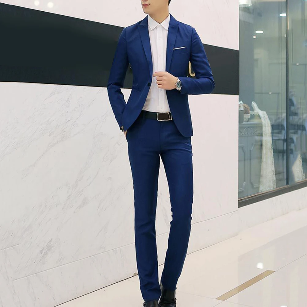 (Jacket+Pant) Luxury Men Wedding Suit Male Blazers Suits For Men Costume Business Formal Party Blue Classic red (Jacket+Pant) Luxury Men Wedding Suit Male Blazers Suits For Men Costume Business Formal Party Blue Classic red