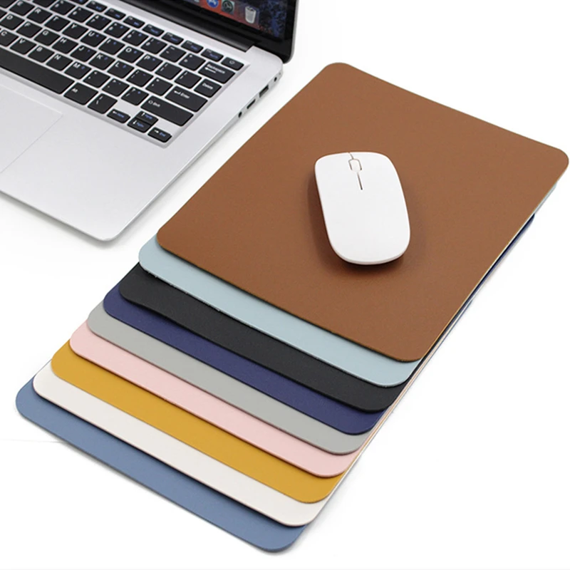 Smooth Waterproof PU Leather Mini Computer Mouse-pad Portable Game Laptop Mouse  Pad White Marble Pattern Durable Game Mouse Mat - AliExpress