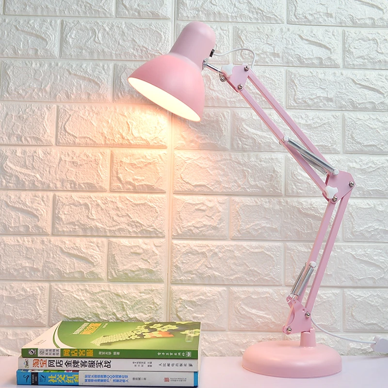 desk lamp pink