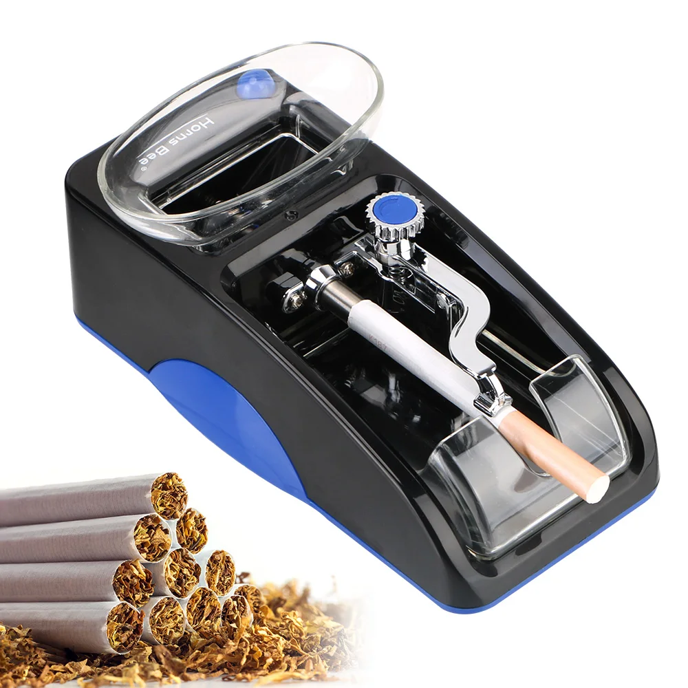 

EU US Plug Cigarette Rolling Machine for Cigarette Tobacco Automatic DIY Tobacco Roller Injector Maker Smoking Accessory
