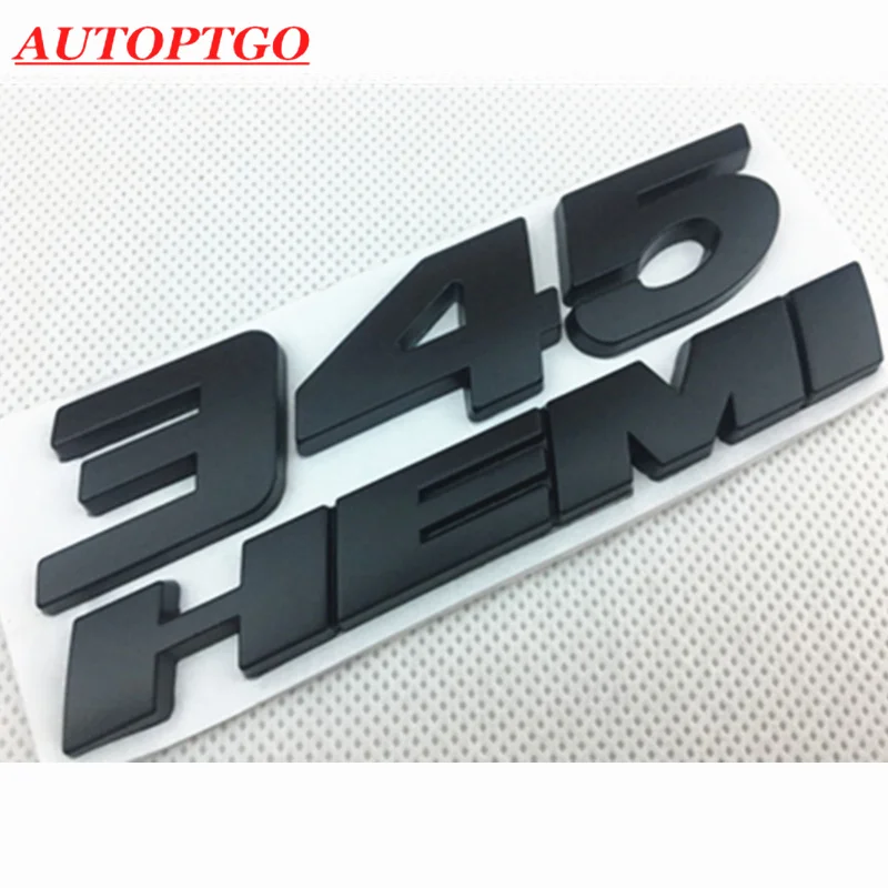 

For Dodge Chrysler Jeep Letter 345 392 Hemi Emblem Badge Logo Decal Sticker