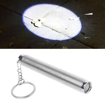 

100 Lumens AAA Battery Powered Stainless Steel Mini Pen Light LED Flashlight L69B