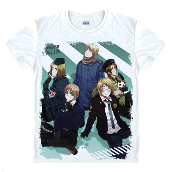 

Japanese Anime Axis Powers Hetalia T Shirt for Men Women Kids Tshirt 3d Print Tee Tops Summer Short Sleeve Clothes Clothing