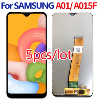 

Original 5pcs/lot For Samsung Galaxy A01 LCD Display A015F A015G A015DS Touch Screen Digitizer Assembly Replacement