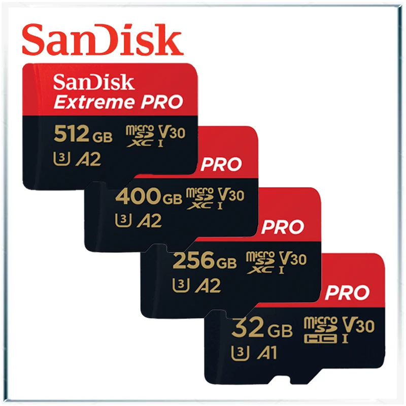 Sandisk Экстрим pro micro sd карта 256 ГБ tf карта памяти cartao de memoria tarjeta microsd 32 Гб tf карты gopro