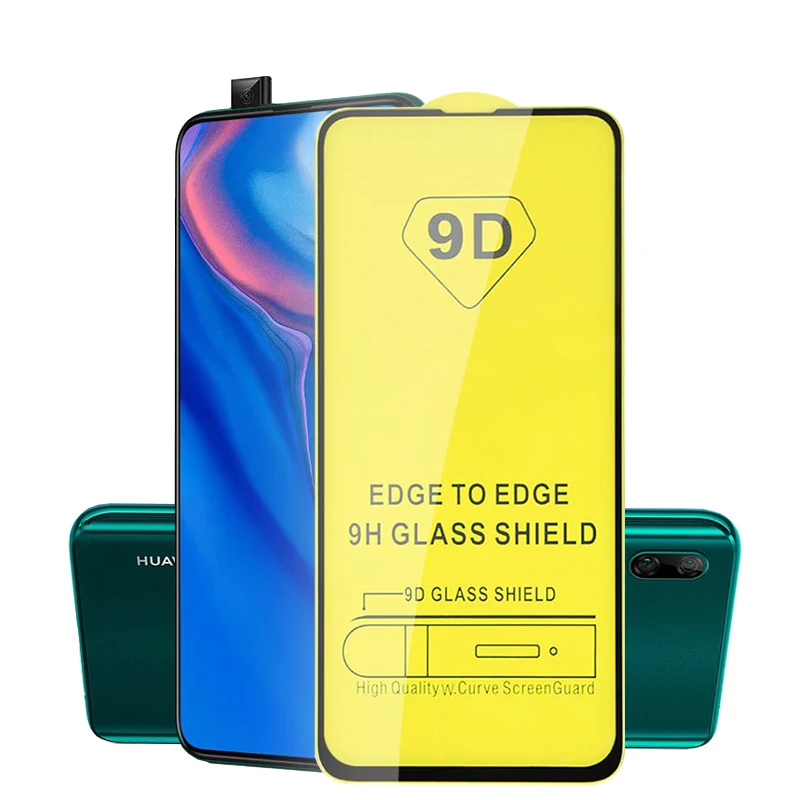 

9D Full Glue For Huawei P Smart Z protective Glass For huawei P Smart 2019 Glass Screen Protector STK-LX1 PSmart Z PSmartZ Film