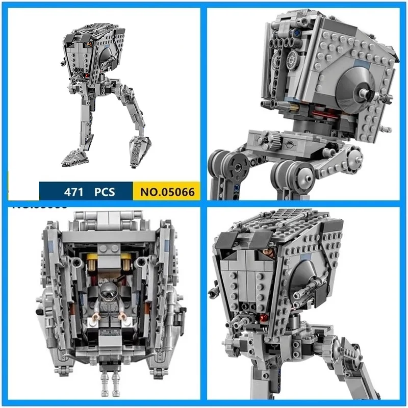 

05066 Star Series War The Rogue One AT-ST Set Walker Educational Building Blocks Bricks Compatible Legoinglys 75153