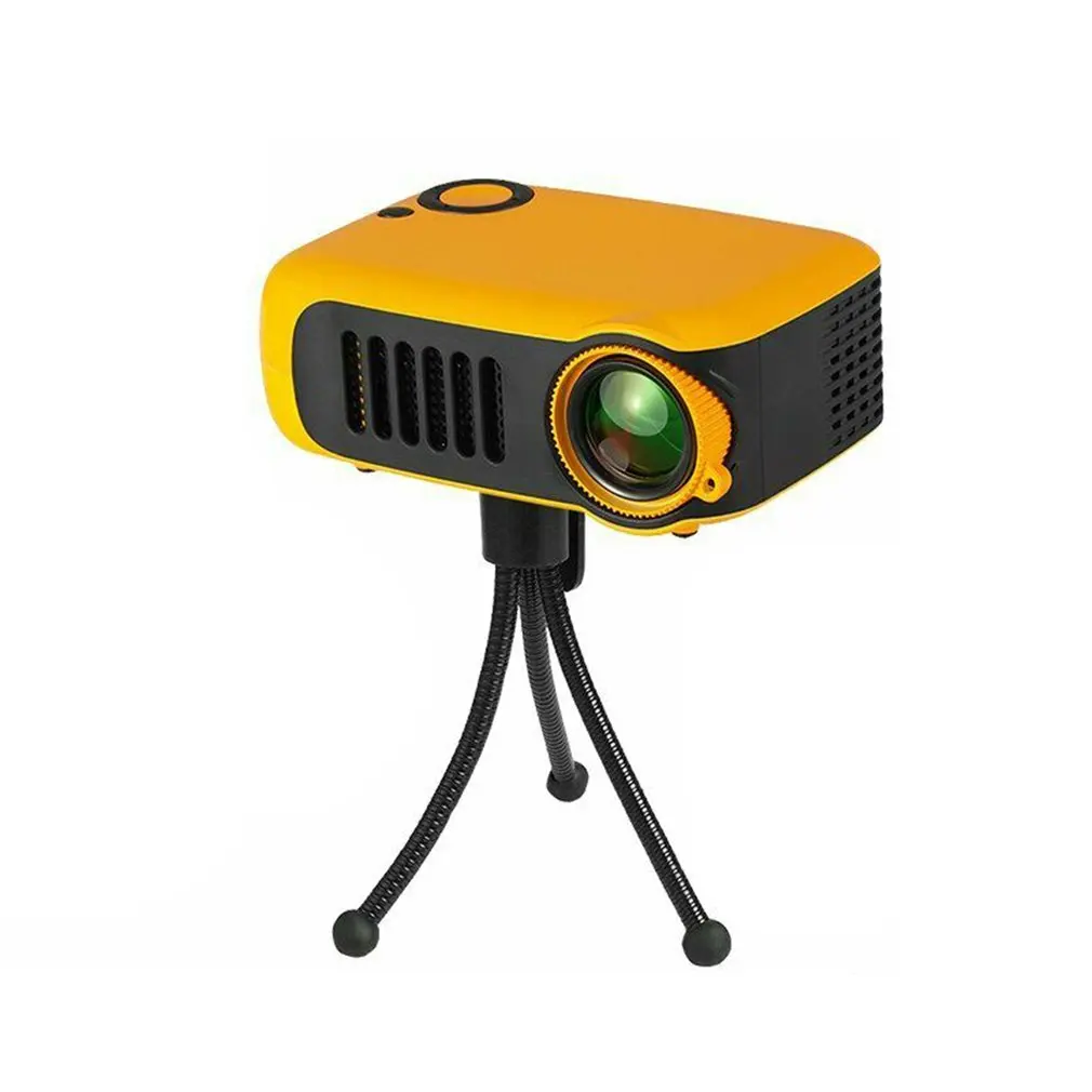 US Plug Мини портативный карманный проектор HD 1080P кинопроекторы Домашний кинотеатр HDMI развлекательная проекция - Цвет: US Plug