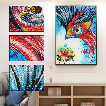

5D DIY Diamond Embroidery Crystals Diamond Picture Animal Eye Special Shaped Rhinestones Diamond Painting Cross Stitch Kits