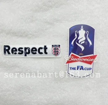 

2012 Patch And Respect Soccer Badge Heat Transfer Soccer Patch