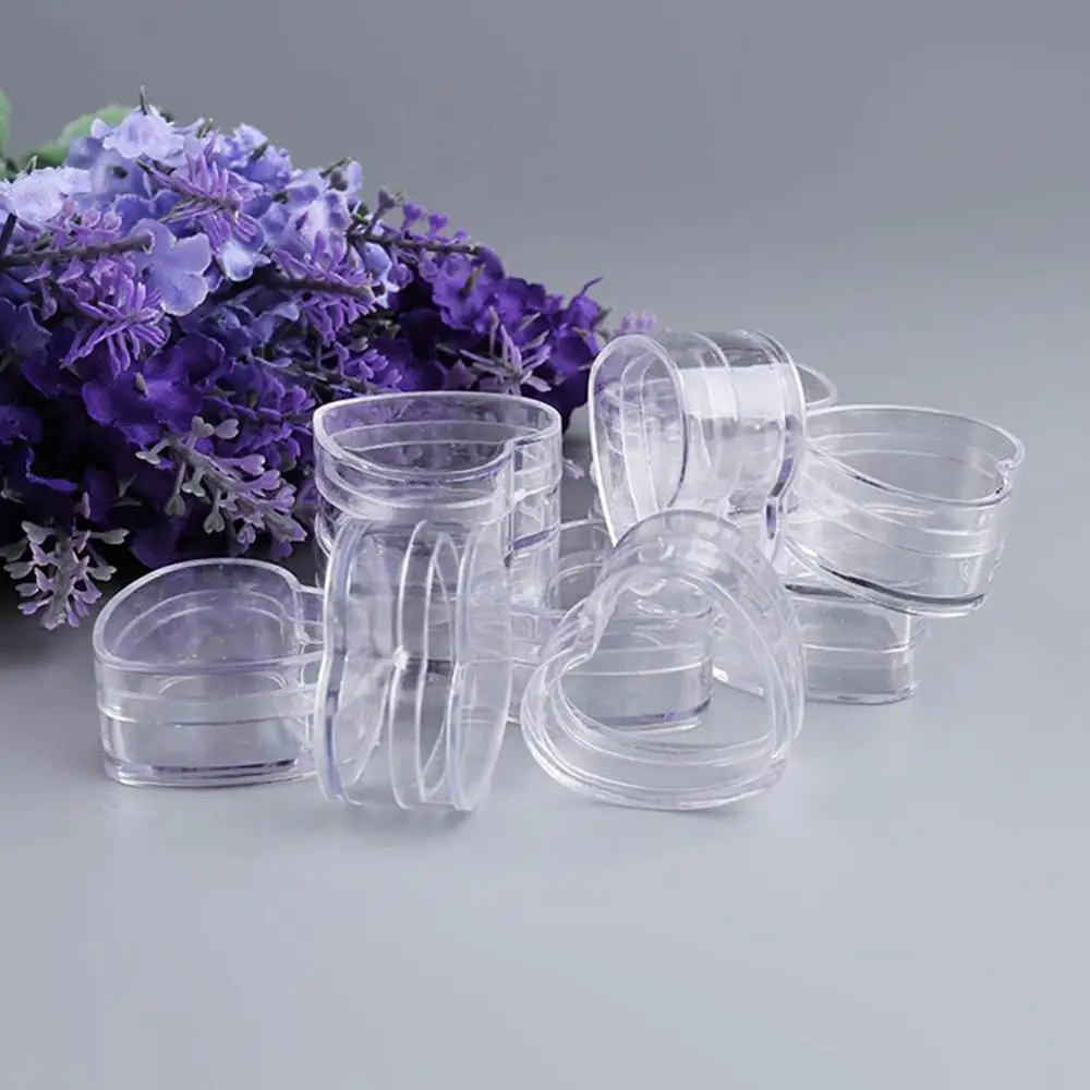 Clear Plastic Empty Cosmetic Lip Balm Cream Pot Jar Face Bottles Container Box Shape Cosmetic Clear Cream Box Heart 4g Cont G9F5 Clear Plastic Empty Cosmetic Lip Balm Cream Pot Jar Face Bottles Container Box Shape Cosmetic Clear Cream Box Heart 4g Cont G9F5