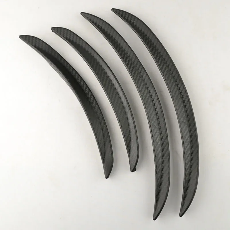 2x Soft Rubber Arch Shape Car Auto Wheel Strip Eyebrow Decor Strip 25cm