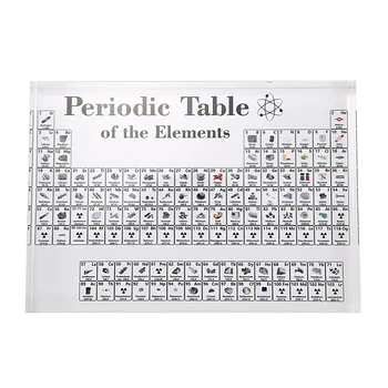 

Acrylic Periodic Table Display with Elements Table Display, with Elements Student Teacher Gifts Chemical Craft Decoration