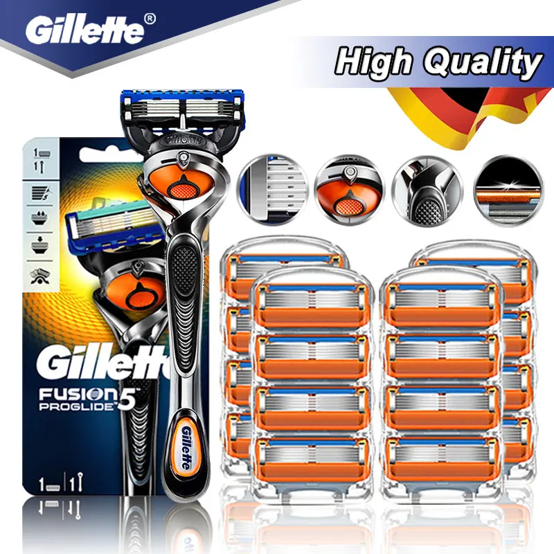 Опасная mужская бритва Gillette Fusion 5 Proglide Безопасная станок для бритья Кассеты Для