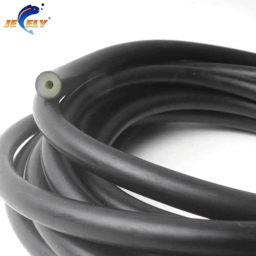 2m/lot 3mmx10mm Black Color Latex Rubber Tube For Spearfishing