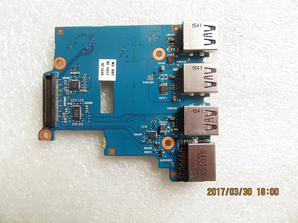 Оригинальный Для HP Probook 650 G1 655 USB аудио Плата сетевой интерфейс плата 6050A2566801 A03