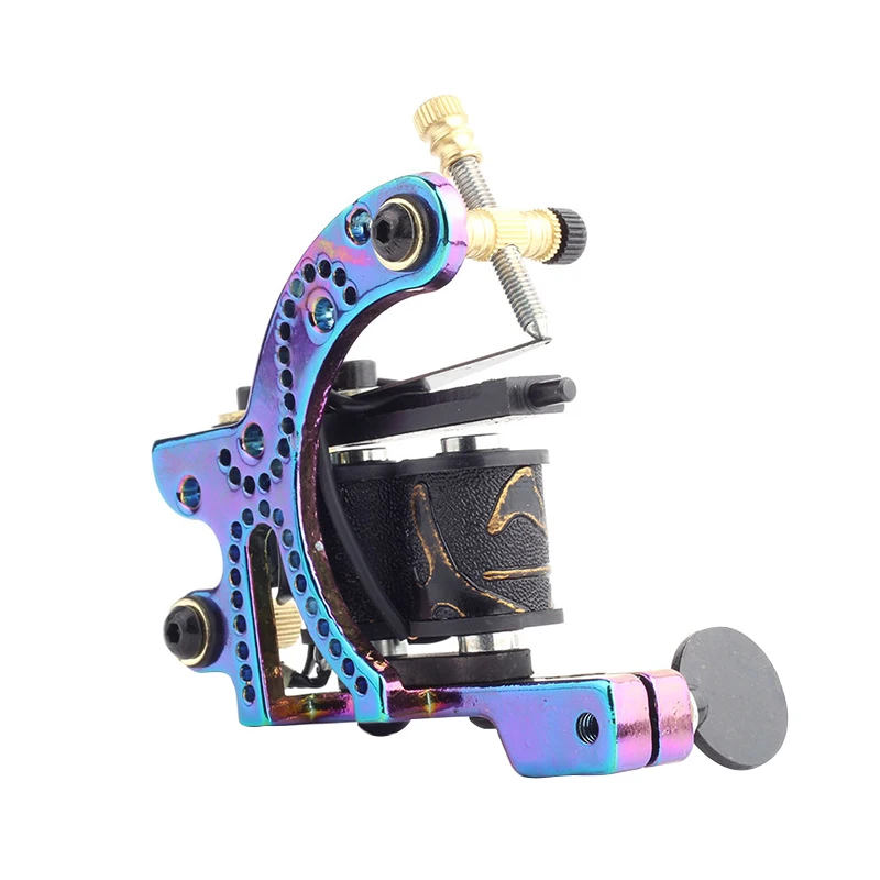 

Porous Style Design Color Coil Tattoo Machine Light Weight Tattoo G For Beginner Shader Liner Maquina De Tatuagem Professional