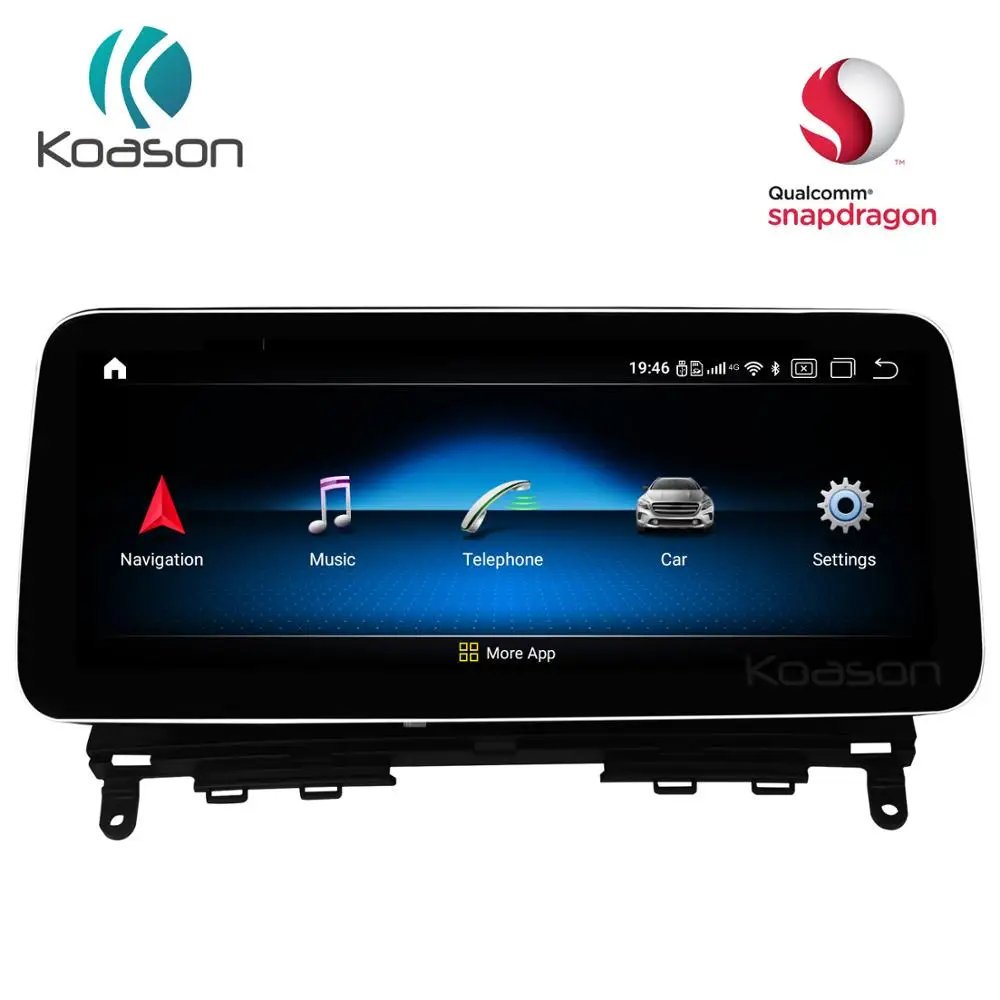 Автомобильный мультимедийный плеер Qualcomm экран 10 25 дюйма GPS навигация для Mercedes Benz C