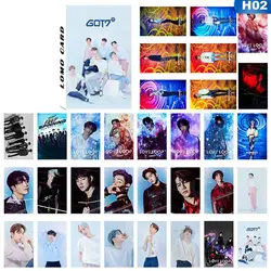 32 шт./компл. KPOP GOT7 LOVE LOOP альбом сделан бумажный плакат Фотокарта Lomo карта фотостудии игрушек, для подарка, для фанатов Канцелярский набор