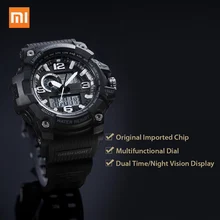 Xiaomi Mijia TwentySeventeen Life водонепроницаемые цифровые часы спортивные часы на открытом воздухе светящиеся часы с будильником армейские военные часы Relogio